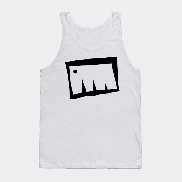 Abstract Shape Doodle Art Tank Top by VANDERVISUALS
